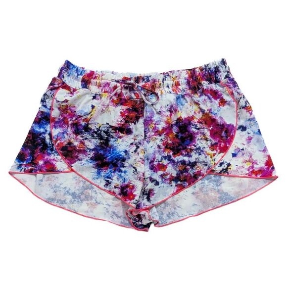 Athleta Hypersonic Petal Shorts in Ember Orange Multi Print - Picture 3 of 9